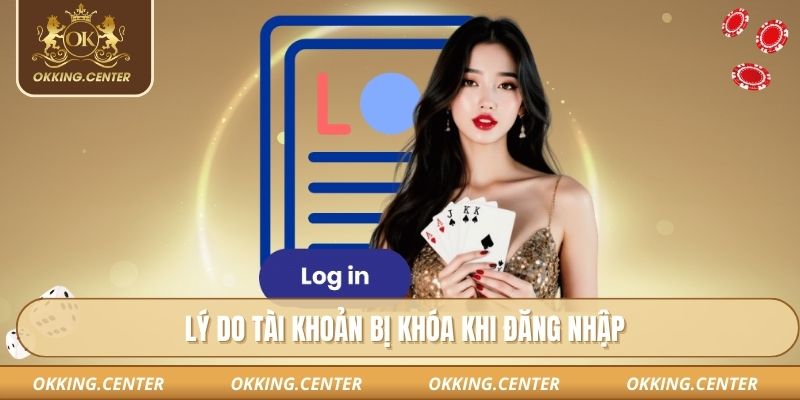 Lý do tài khoản bị khóa khi đăng nhập